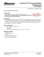 Follett Symphony 01089580 Instructions Manual