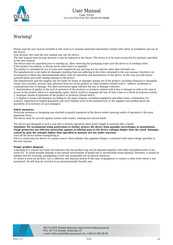 Delta VS-82 User Manual