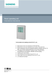 Siemens S55625-H444-A100 Manual