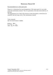 DG Flugzeugbau LS8 Series Maintenance Manual