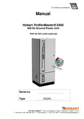 ITW GSE Hobart PoWerMaster 2400 Series Manual