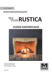 M Design TRUE VISION RUSTICA L Instructions For Installation Manual
