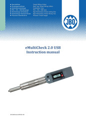 JBO eMultiCheck 2.0 USB Instruction Manual