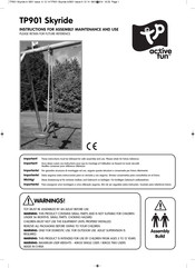 active fun Skyride TP901 Instructions For Assembly Maintenance And Use