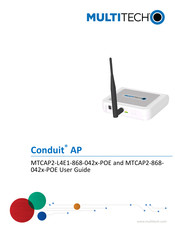 Multitech Conduit AP MTCAP2-L4E1-868-042L-POE User Manual