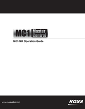 Ross MC1MKDR-004B-11 Operation Manual
