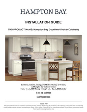 Hampton Bay Courtland Shaker Cabinetry Installation Manual