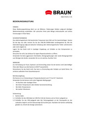 Braun 57520 User Manual