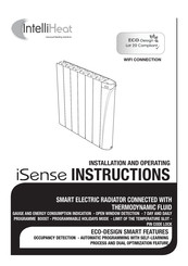 IntelliHeat iSense ISEN-2000 Installation And Operating Instructions Manual