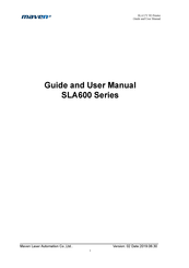 Maven SLA600 Series Manual And User Manual