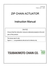 Tsubaki ZIP CHAIN ACTUATOR ZCA35N075EL Instruction Manual