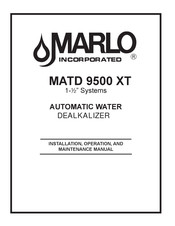 MARLO MATD-60-1-1/2 Manual