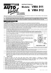 Sealey VMA 911 Instructions