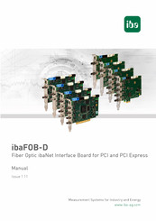 IBA ibaFOB-4o-D-PCI Manual