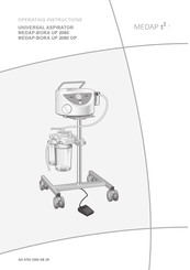 MEDAP MEDAP-BORA UP 2080 OP Operating Instructions Manual