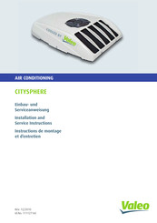 Valeo CITYSPHERE Installation And Service Instructions Manual