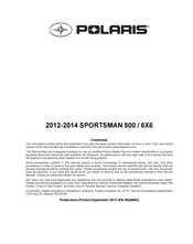 Polaris Sportsman 6x6 500 Big Boss Service Repair Workshop Shop Manual 2000-2014 