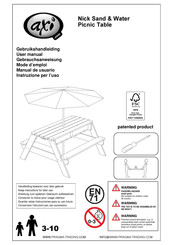 Axi Nick Sand & Water User Manual