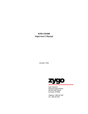 ZYGO KMS-310 Supervisor Manual
