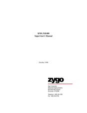 ZYGO KMS-400 Supervisor Manual