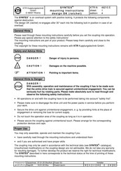 Ktr SYNTEX Mounting Instructions