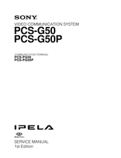 Sony PCS-PG50 Service Manual