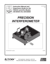 Pasco Scientific OS-9255A Instruction Manual And Experiment Manual