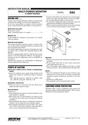 M-system 54U Instruction Manual