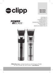Eldom Clipp MG100G Operating	 Instruction
