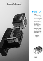 Festo CPV-GE-CC-8 Series Brief Description