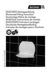 Duscholux 195.005000.001 Fitting Instructions Manual