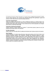 Cypress SPANSION MB39C503-EVBSK-01 Operation Manual