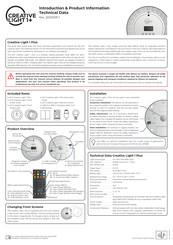 GLP Creative Light 1 Plus Introduction & Product Information, Technical Data