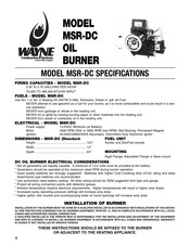 Wayne MSR-DC Manual