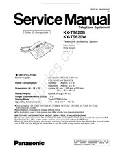 Panasonic Kx Ts620b Manuals Manualslib