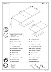 Homexperts AIKO 6824791584 Assembly Instructions Manual
