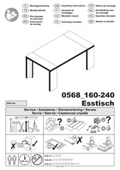 Otto 0568 160-240 Assembly Instructions Manual