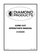 Diamond Products CC5049D Operator's Manual