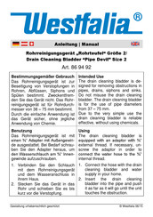 Westfalia 86 94 92 Manual