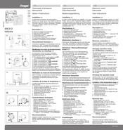 Hager kallysta WK310 User Instructions
