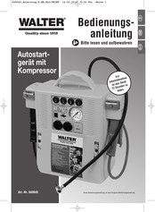 Walter NFQ2020A Operating Manual
