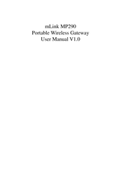 mlink MP290 User Manual