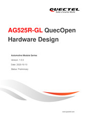 Quectel QuecOpen AG525R-GL Hardware Design