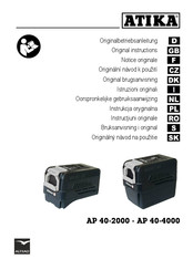 ATIKA AP 40-4000 Original Instructions Manual