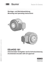 Baumer Hubner EExHOG 161 Mounting And Operating Instructions
