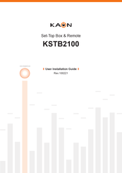 Kaon KSTB2100 User's Installation Manual