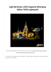 Light My Bricks 75953 Manual