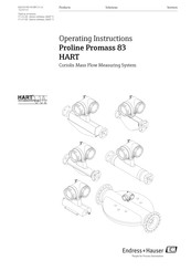 Endress+Hauser HART Proline Promass 83 Operating Instructions Manual