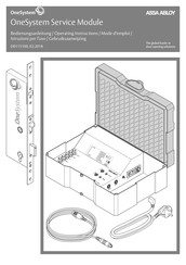 Assa Abloy OneSystem Service Module Operating Instructions Manual