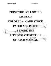 Rans S-20 RAVEN Text Manual